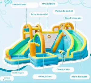 Structure gonflable aquatique n°7
