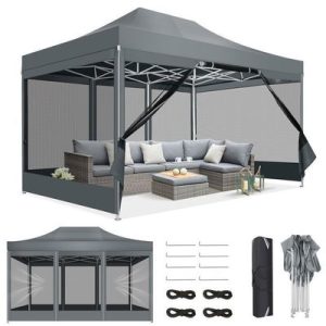 Tonnelle pliante 3 x 4,5 m
